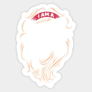 I am a super Girl Sticker